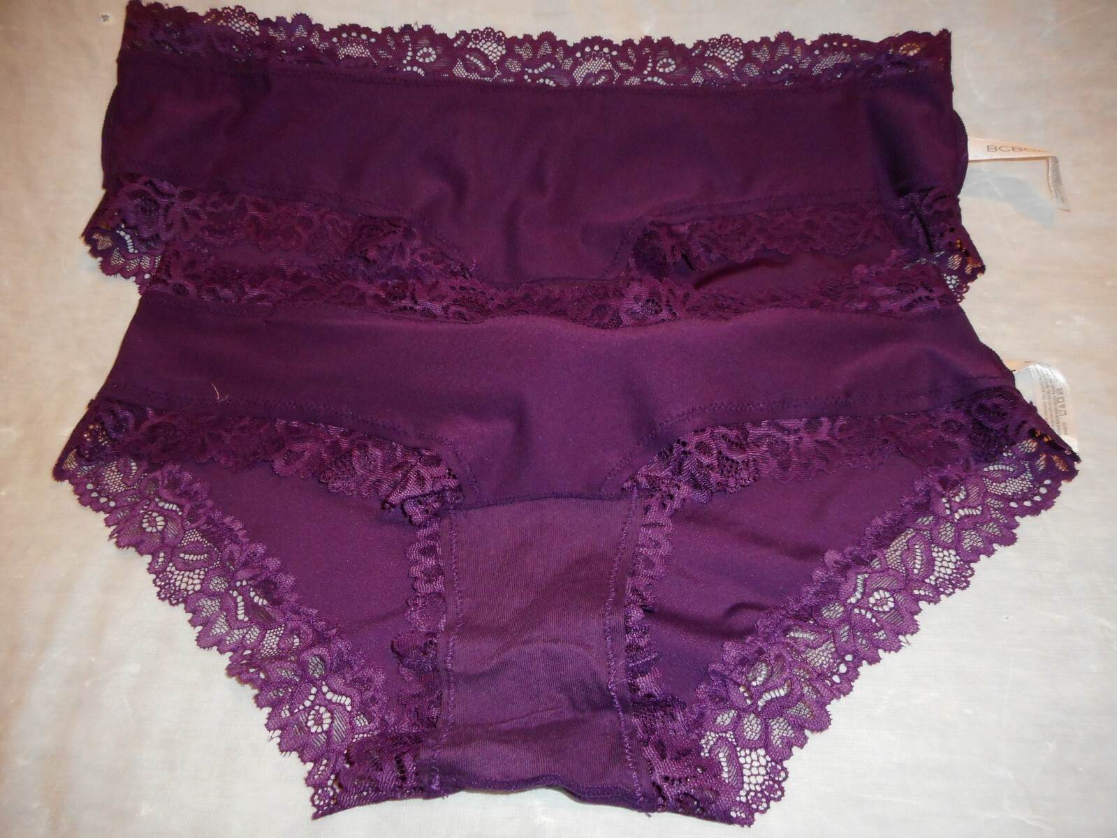 BCBGENERATIONS Burgandy Hipsters Panty Medium & Large Sold Separately