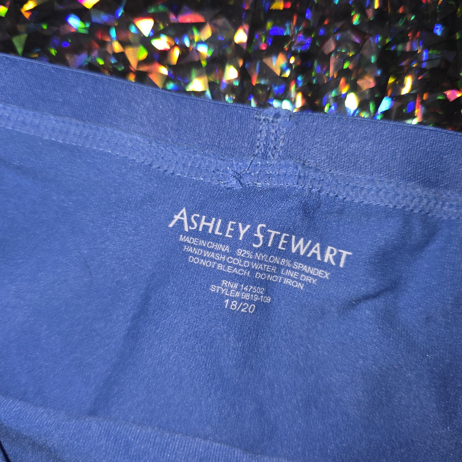 Lot Of 2 Ashley Stewart Plus Size Strappy Briefs Tagless Panties Size 18/20 (2X)