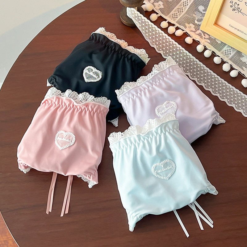 4 Pack Lot Ladies Womens Sexy Panties Briefs Lingeries Lace Underwear Cute