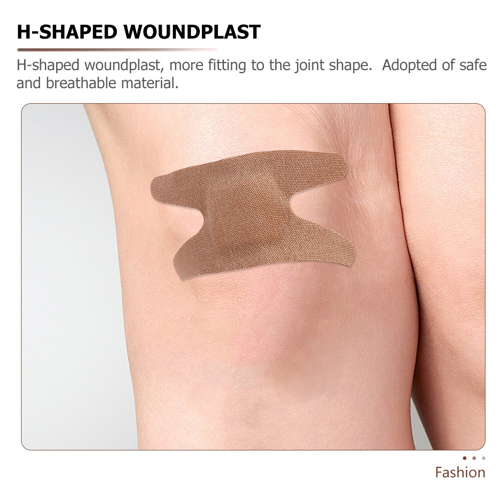 50Pcs Reusable Fabric Adhesive Bandages Breathable Waterproof Joint Wound Care