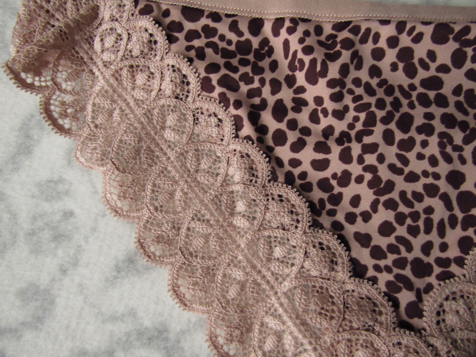 Ex Chainstore Animal Print Cheeky Brazilian Microfibre Panties Size 6,10,12