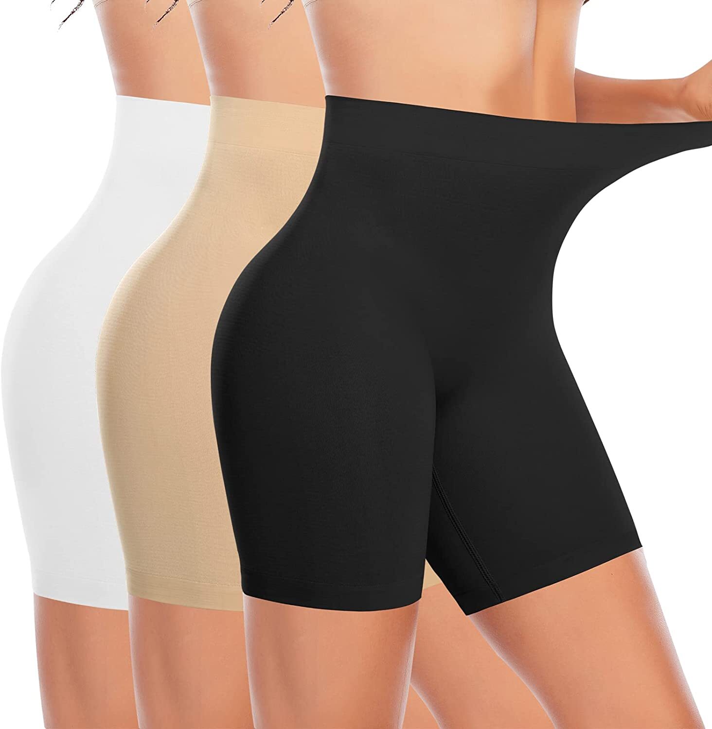 Women Seamless Slip Shorts for Under Dresses Anti Chafing Underwear Safety Pants
