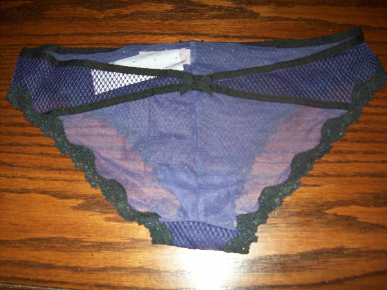NWT Victoria’s Secret POLYAMIDE ELASTANE MESH BOW CHEEKINI PANTIES PP 11079228 M