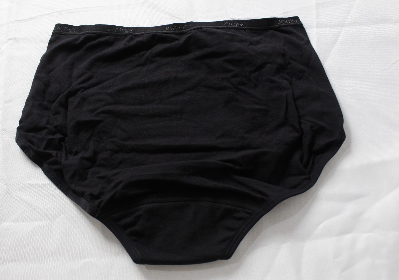 Jockey Women’s Microfiber Moderate Absorbency Brief DH3 Black Medium