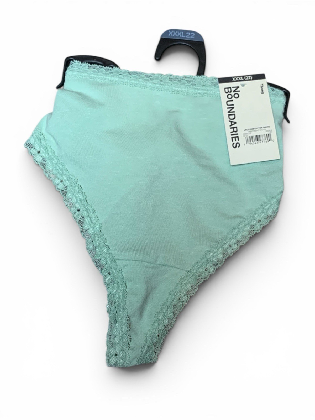 No Boundaries XXXL 22 Women’s Thong Panties Set of 4 Assorted Colors NWT