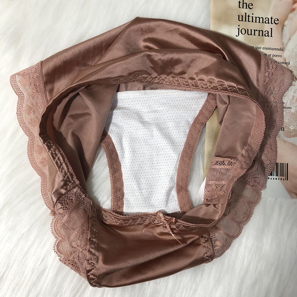 Lot 5 Packs Sexy Womens Ladies Satin Panties French Underwear Briefs Lingeries