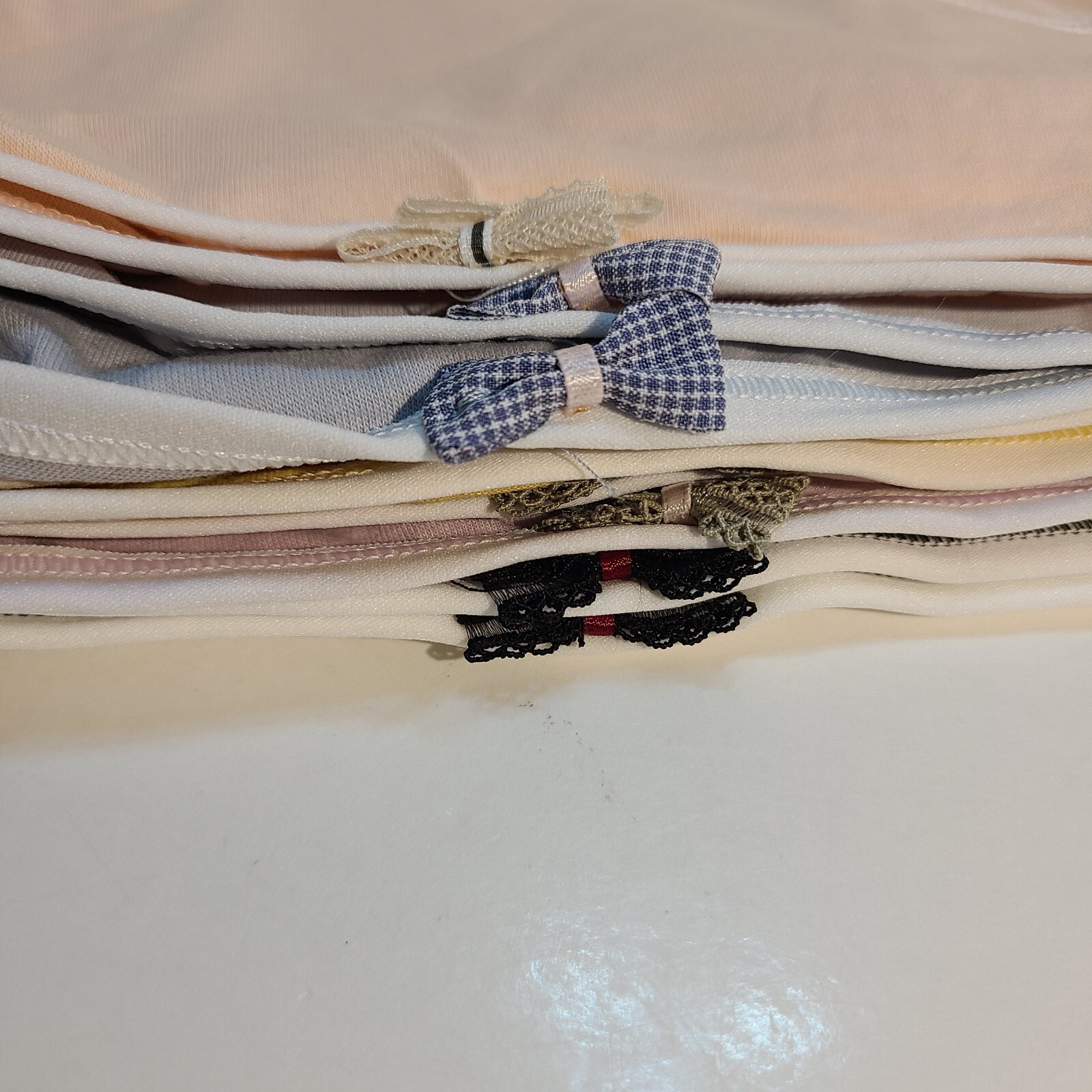 10-Pack Cotton Briefs for Women – Breathable, Mid-Rise Underwear w/Bow Solid Co