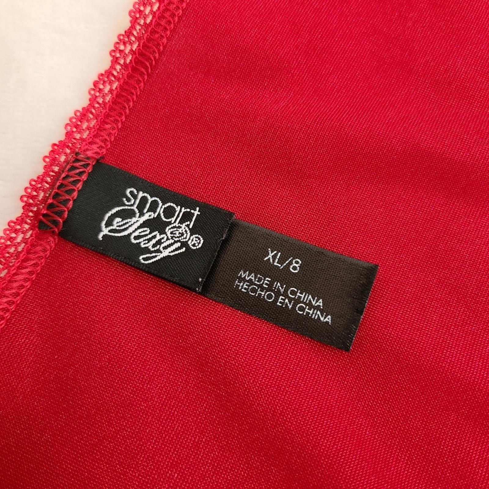VTG Smart & Sexy Silky Second Skin Satin Bikini Panty Size XL Red