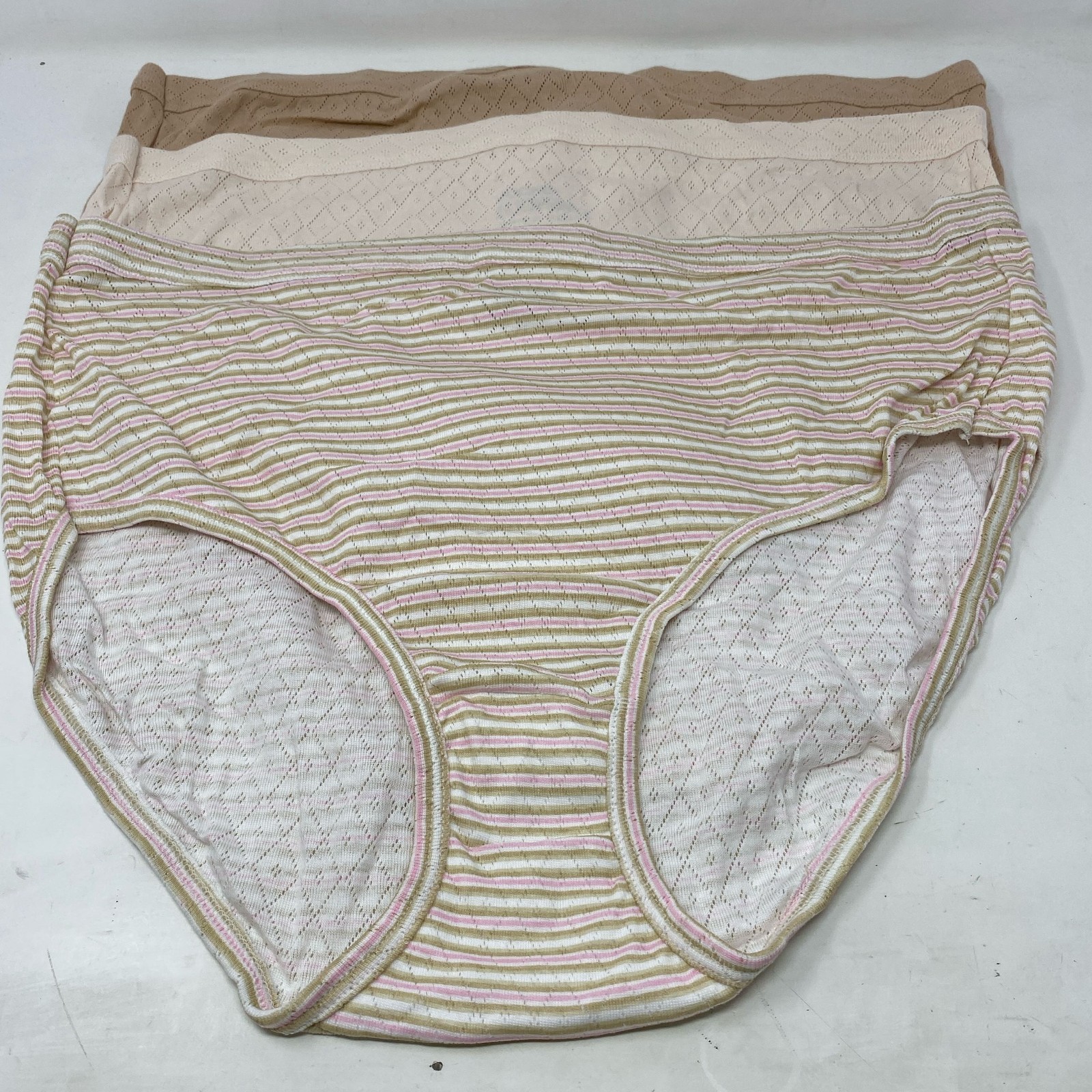 Jockey Elance Breathe French Cut 3-Pack 9/XXL Whisper/Peach/Light