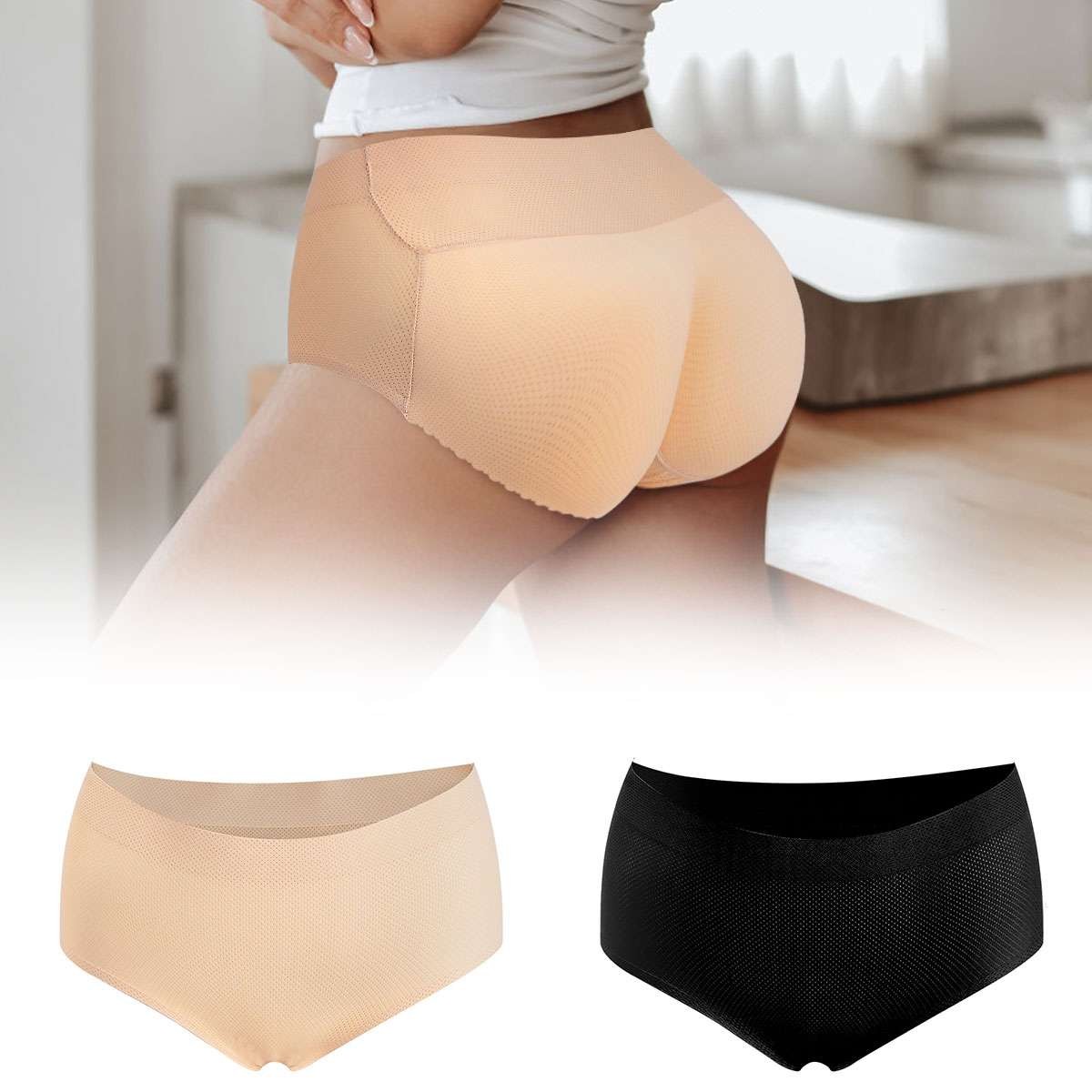 Women Padded Butt Lifter Panty Ass Hip Enhancer Briefs Underwear Booty Shaper