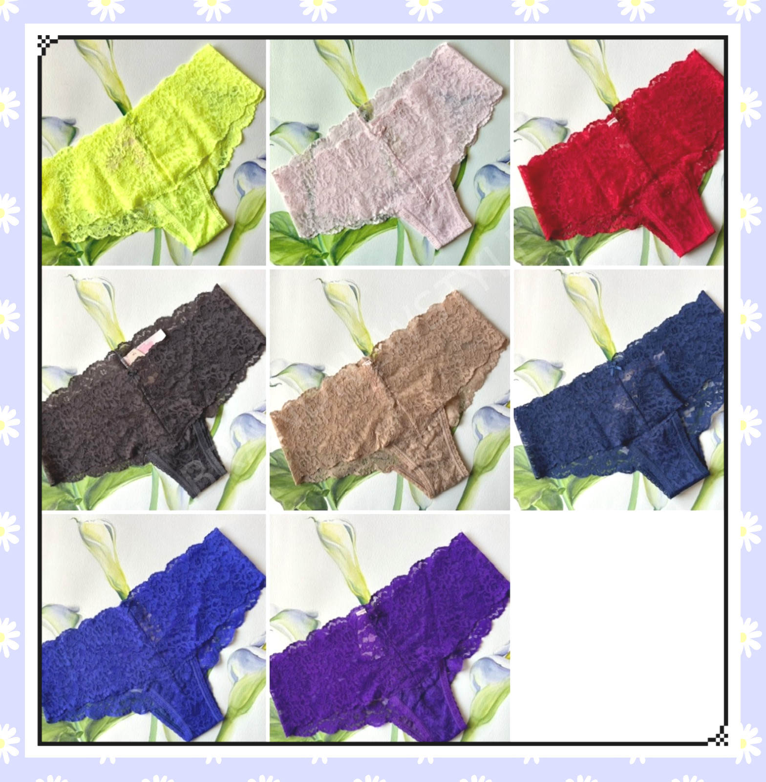 Victoria’s Secret SEXY LITTLE THINGS CHEEKY LACE TRIM Panty PANTIES pick 1 NEW