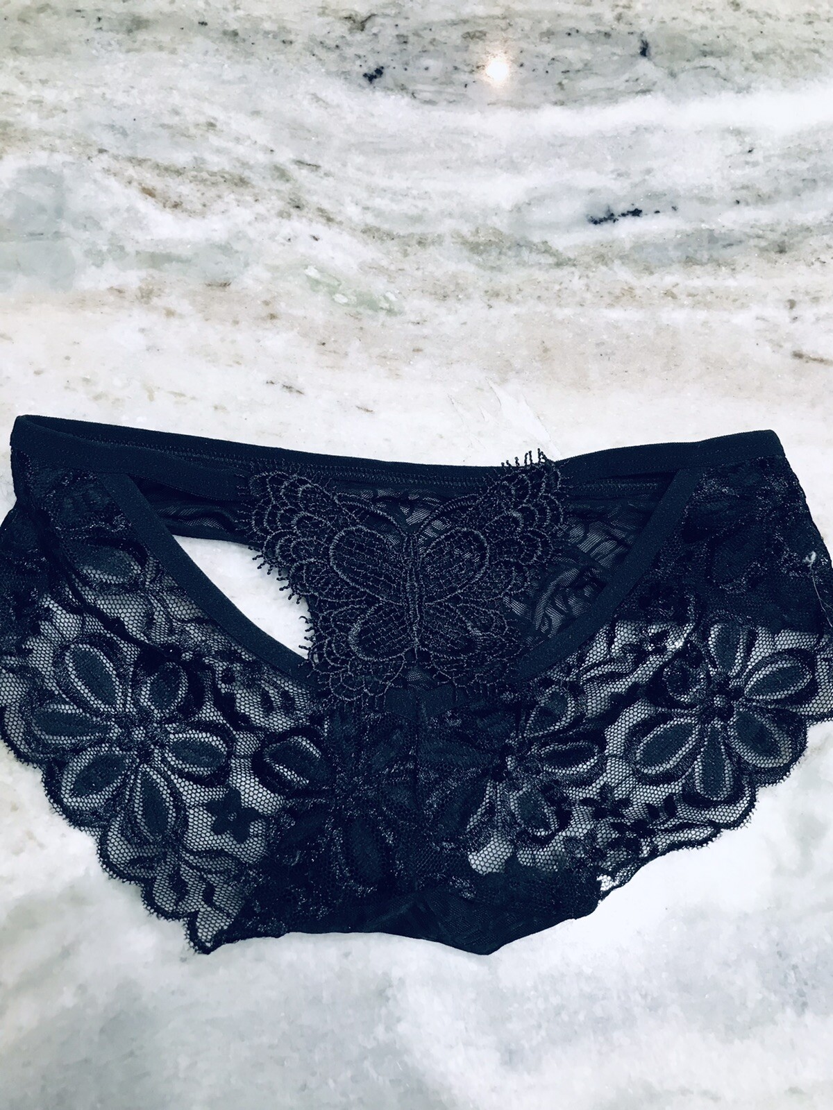 Unbranded Womens Lace Underwear/Black-One Size Fits All