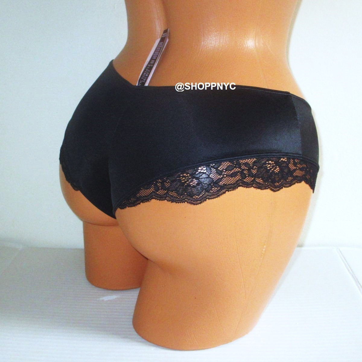 Victoria Secret Smooth Cheeky Panty Size S M L XL Micro Lace Inset Silky Gold V