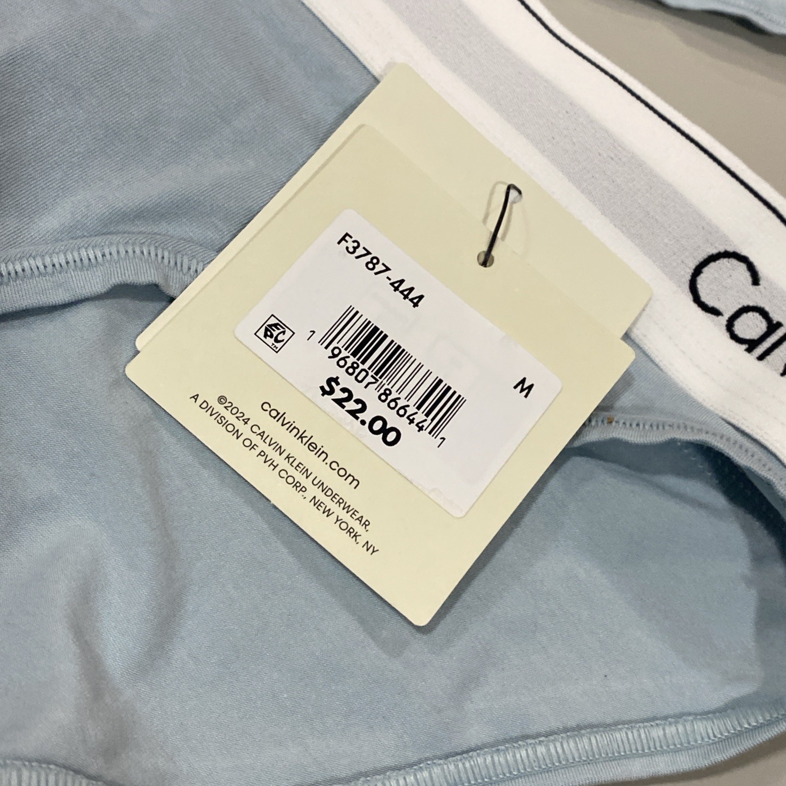 Calvin Klein Cotton Bikini F3787 Sterling Blue Medium 2 for $28. Free Shipping