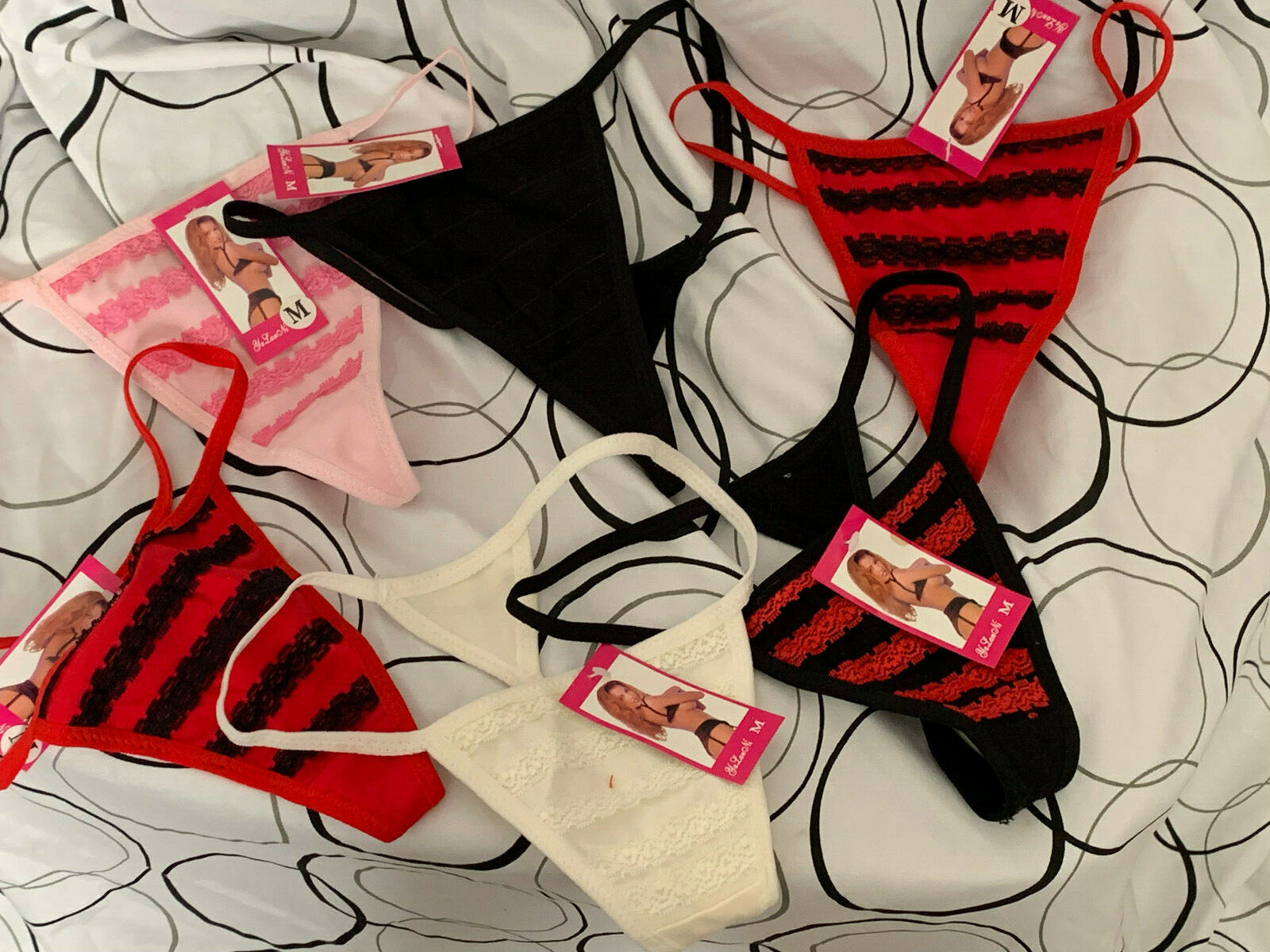 Thong Sexy women Thong 6 LOT see photos Size Medium