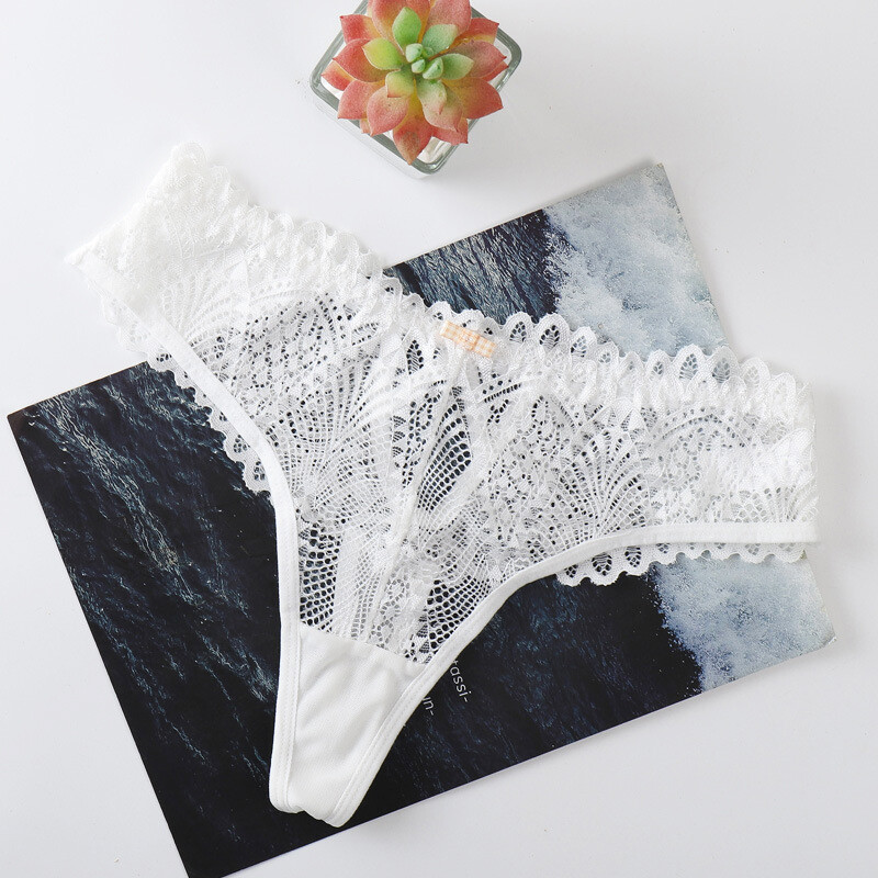 2 Pack Lot Sexy Womens Lace Thong G string Panties Underwear Briefs Lingeries