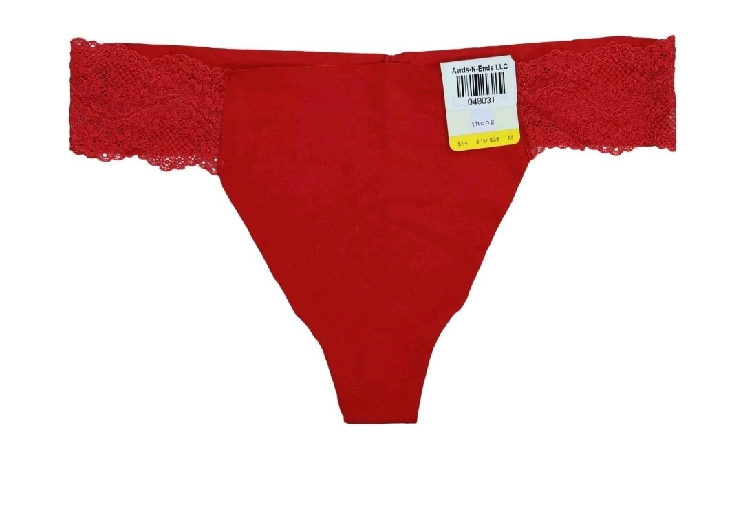 b.tempt’d by Wacoal 976267 b.tempt’d b.bare Thong Red Size Small