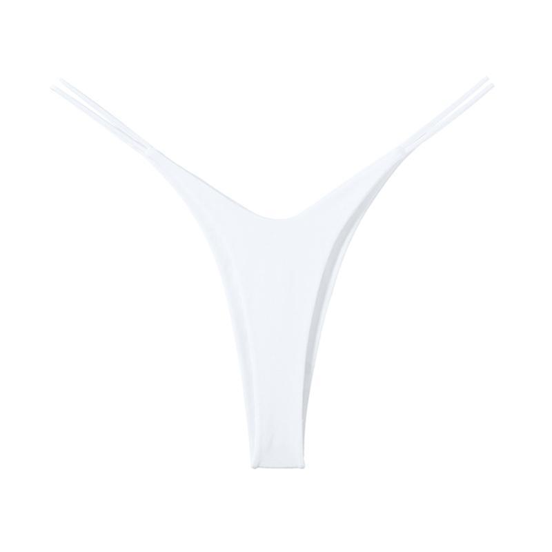 4 Pack Lot Ladies Womens G string Thong Panties Bikinis Sexy High Leg Underwear