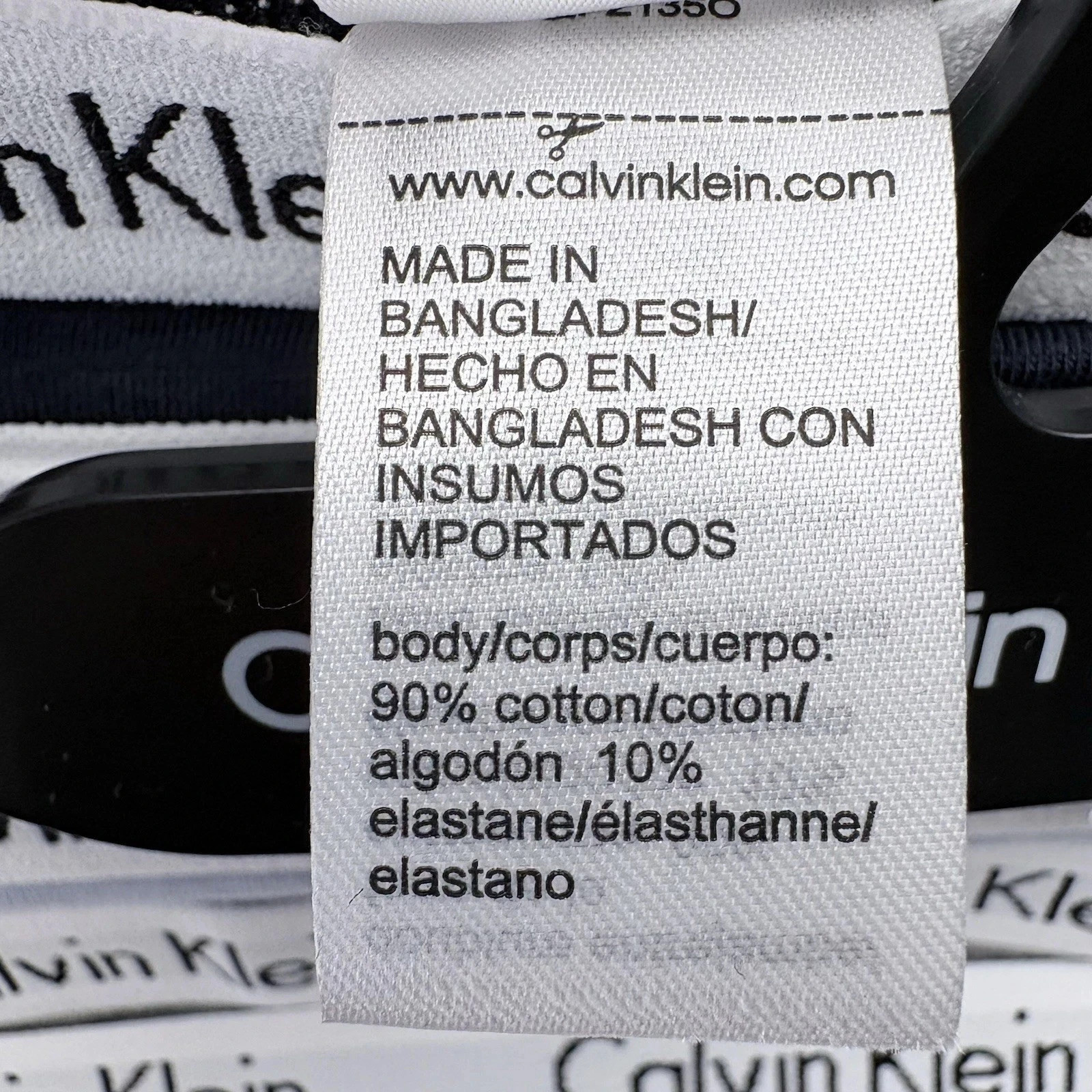 Calvin Klein 5-Pairs BIKINI Carousel Cotton Stretch logo QP2135R womens ~ L