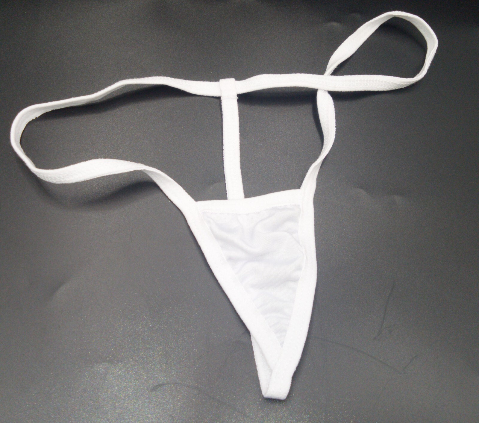 Sexy G String / Thong Low Waist Tiny Panties White Lingerie Ships FREE US Seller