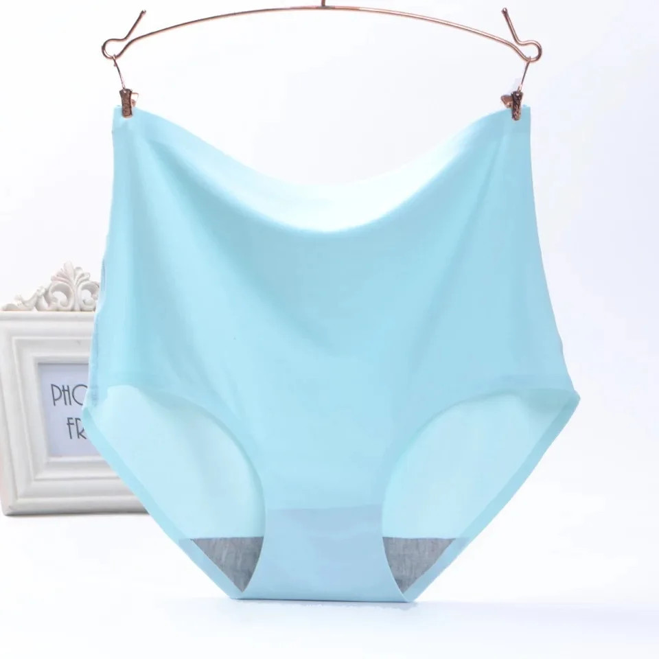 Seamless Panties Plus Size High Waist Soft Stretch Breathable Underwear Fit