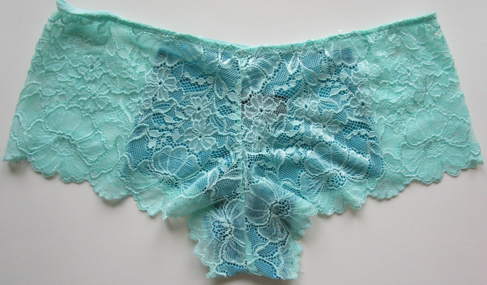 Sexy Curves Intimates Nylon Blend Lace Boyshort Pantie Size Large NWT