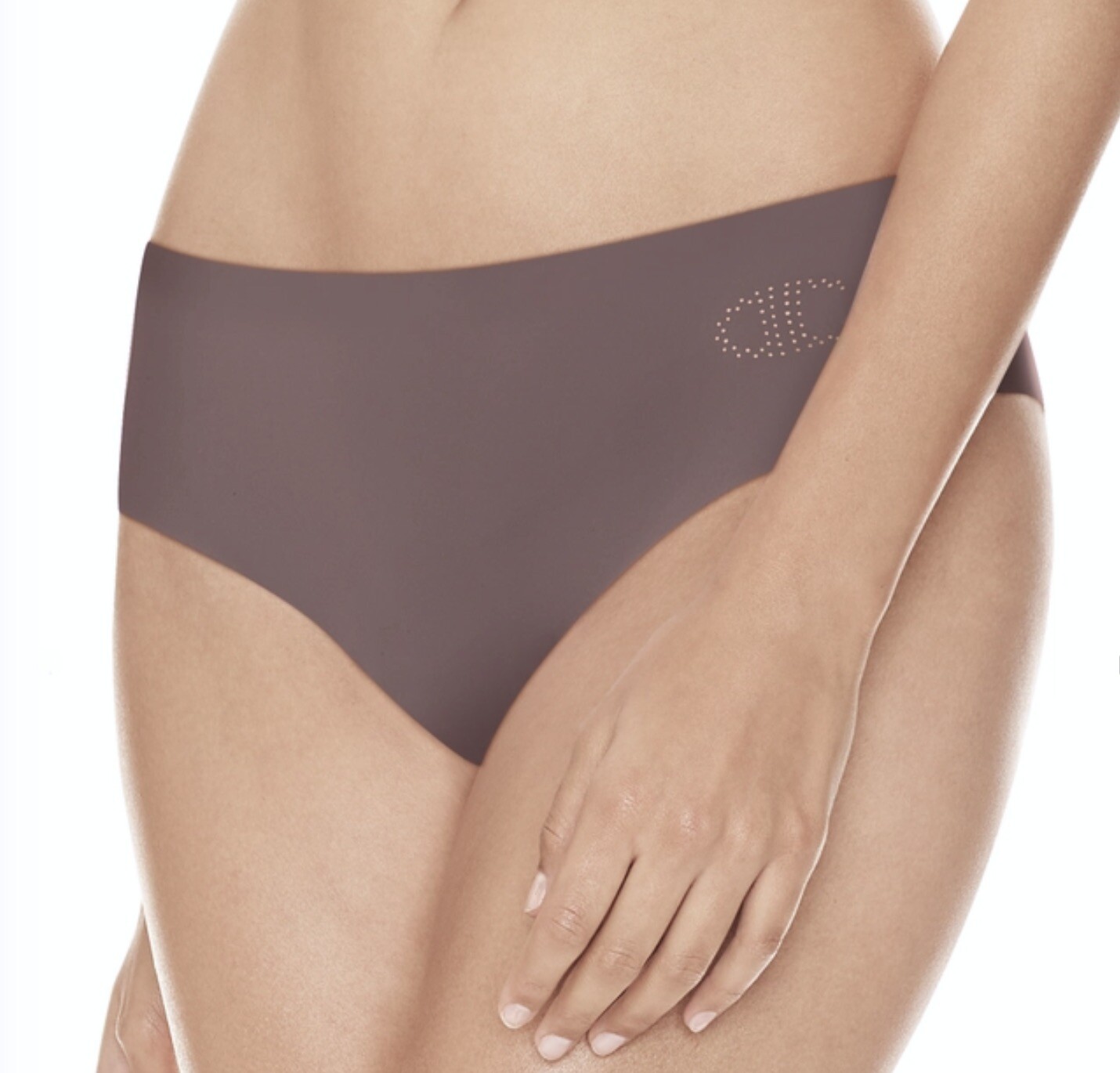 CHAMPION Free Cut Next Door Mauve No Show Hipster Panty NEW Womens Sz M 6 XL 8