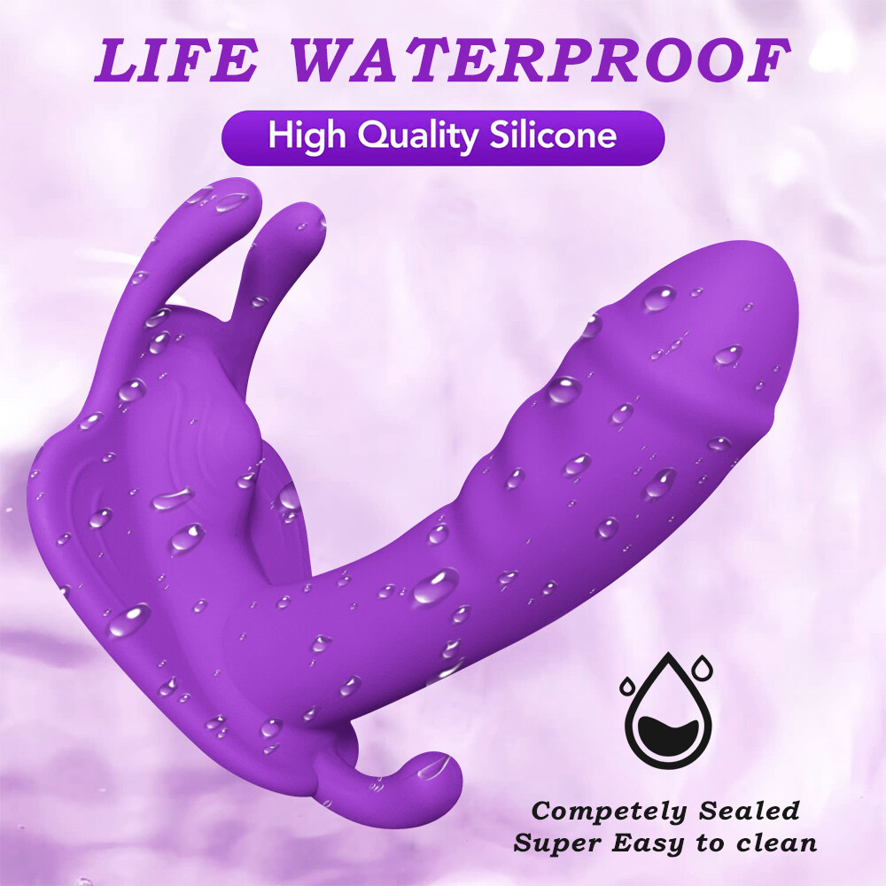 Butterfly Vibrating Women Panties Massager Wireless APP Control Waterproof