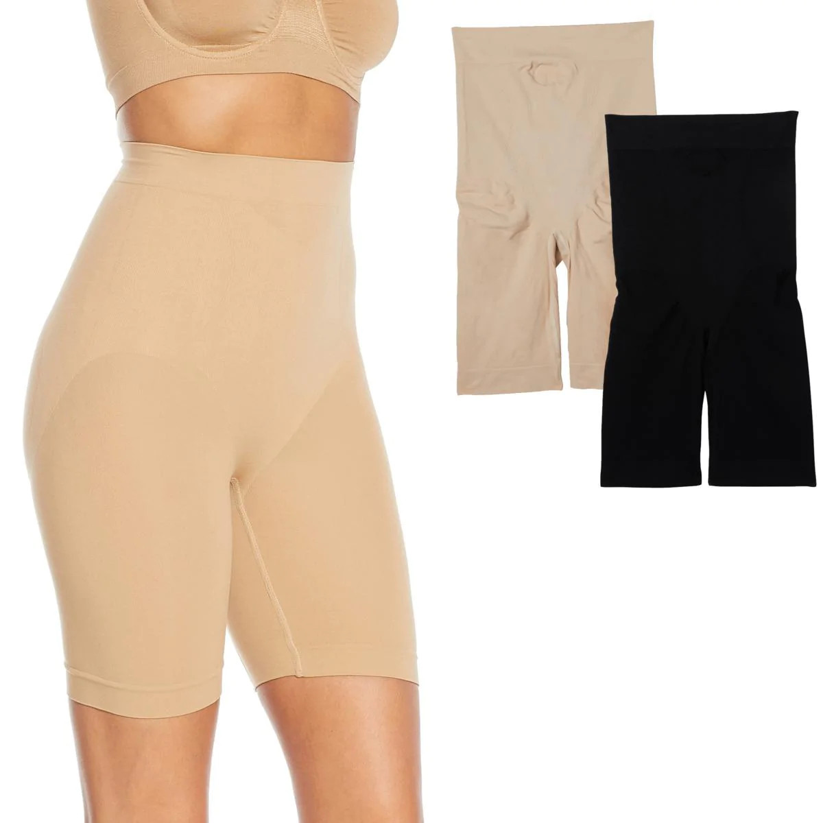 Rhonda Shear 2-pack Medium Support Longline Short 659820-J