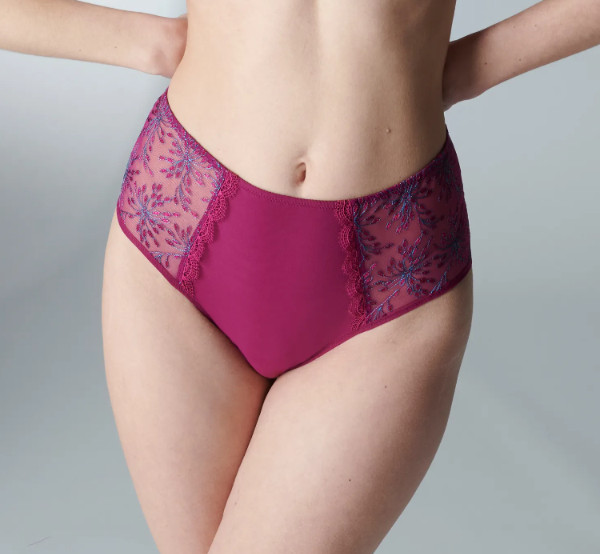 SIMONE PERELE 1A2770 ~ SYRAH ~ SINGULIERE RETRO BRIEF PANTIES ~ SIZE 3 / MEDIUM