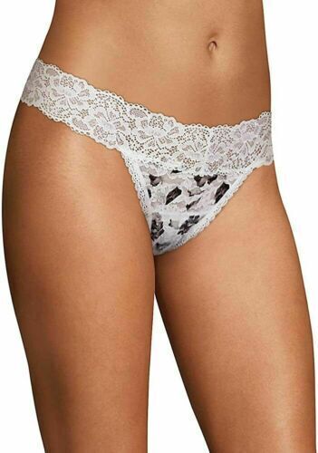 Maidenform Comfort Devotion Lace Thong DMESLT 5 6 7 8 9 NWT