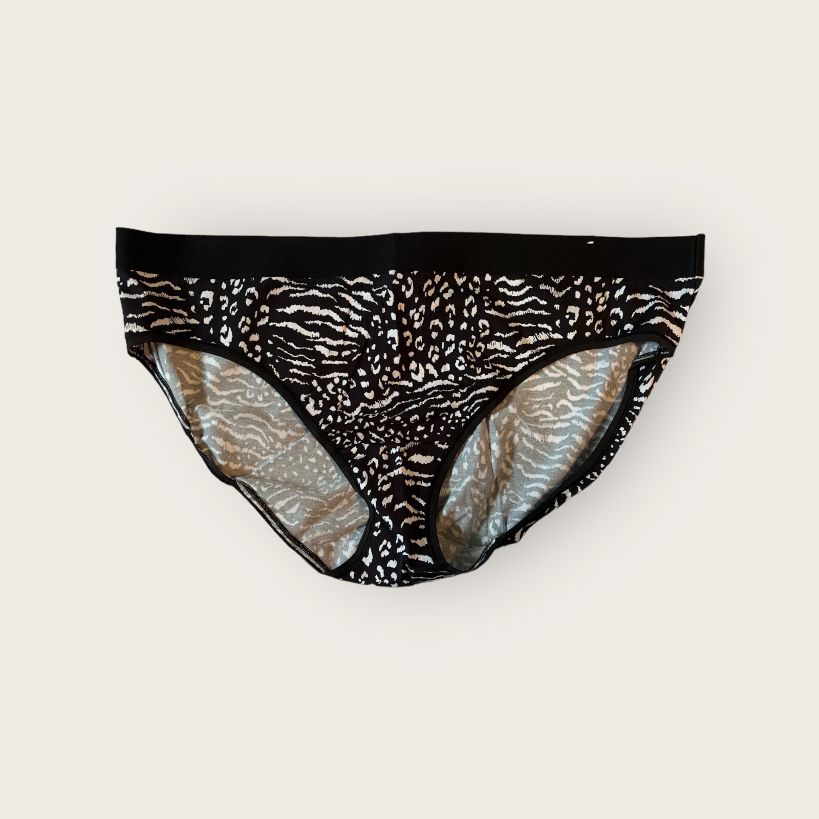 Lane Bryant Cacique Cotton Hipster Panty Wide Waistband 18/20 Tiger 2895)