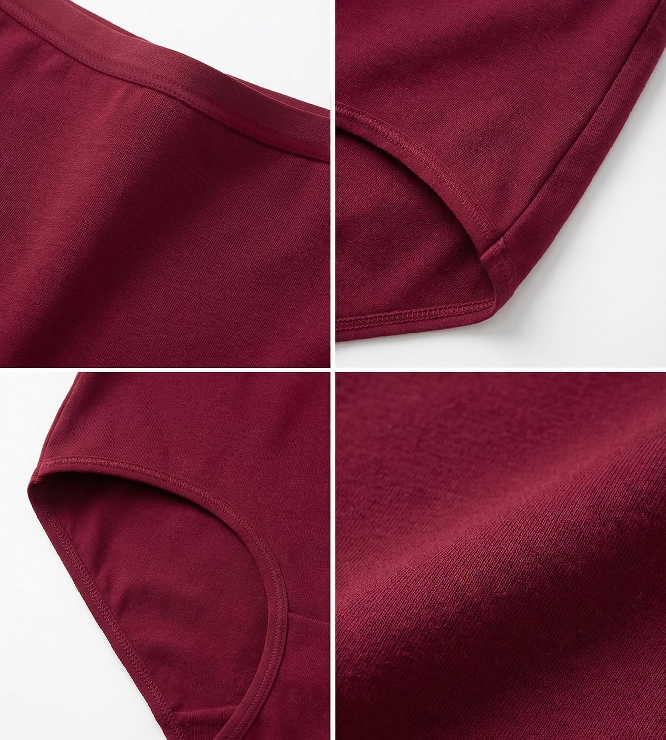 Womens Soft Cotton Hipster Underwear Full Coverage Stretch Breathable