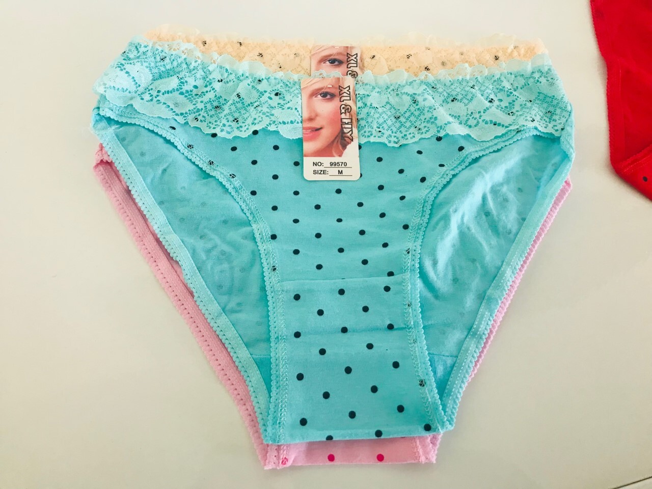 6 PCs Women Ladies Lace Bikini Panties Bikini Briefs Underwear Pick your size