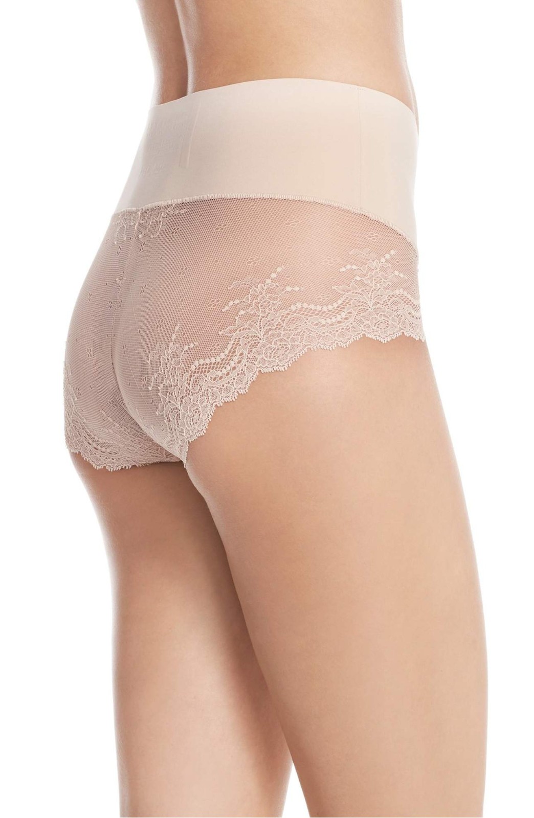 Spanx Style SP0515 Smooth Undie-tectable Lace Hi-Hipster Panties, Nude, Size S