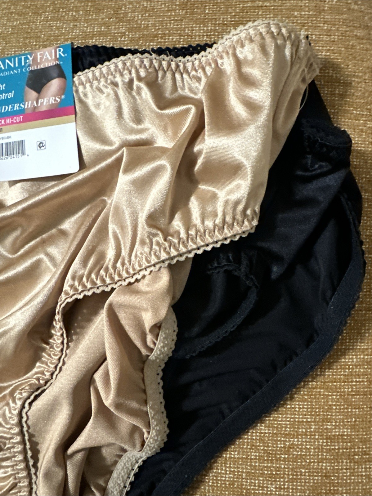 Vanity Fair Radiant Collection Undershapers Underwear-6 pair Black + 4XL/11 NWT