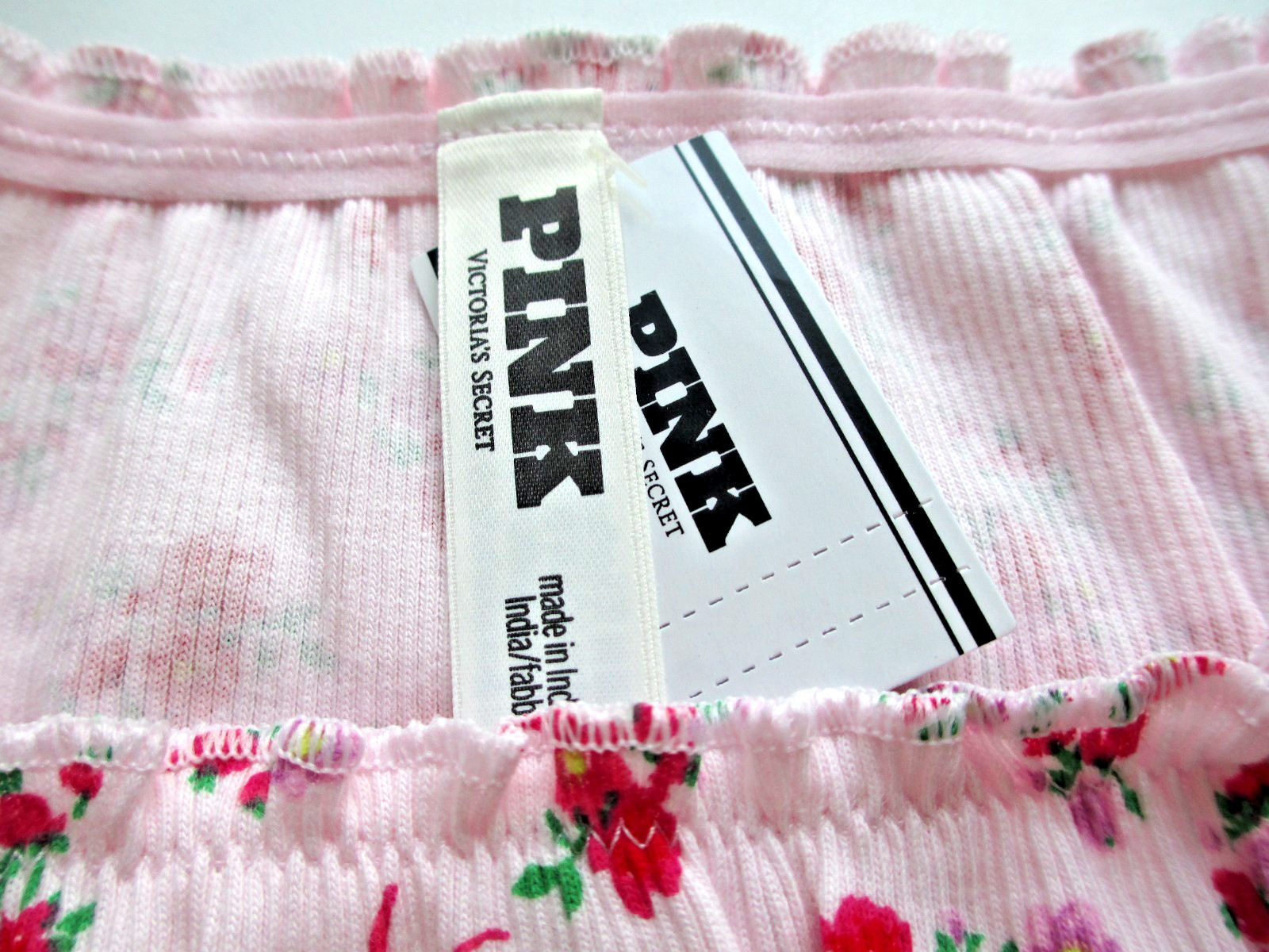 VICTORIA’S SECRET PINK Cotton Bikini Panty S M L Tie Bow NWT Floral VS Ruffle