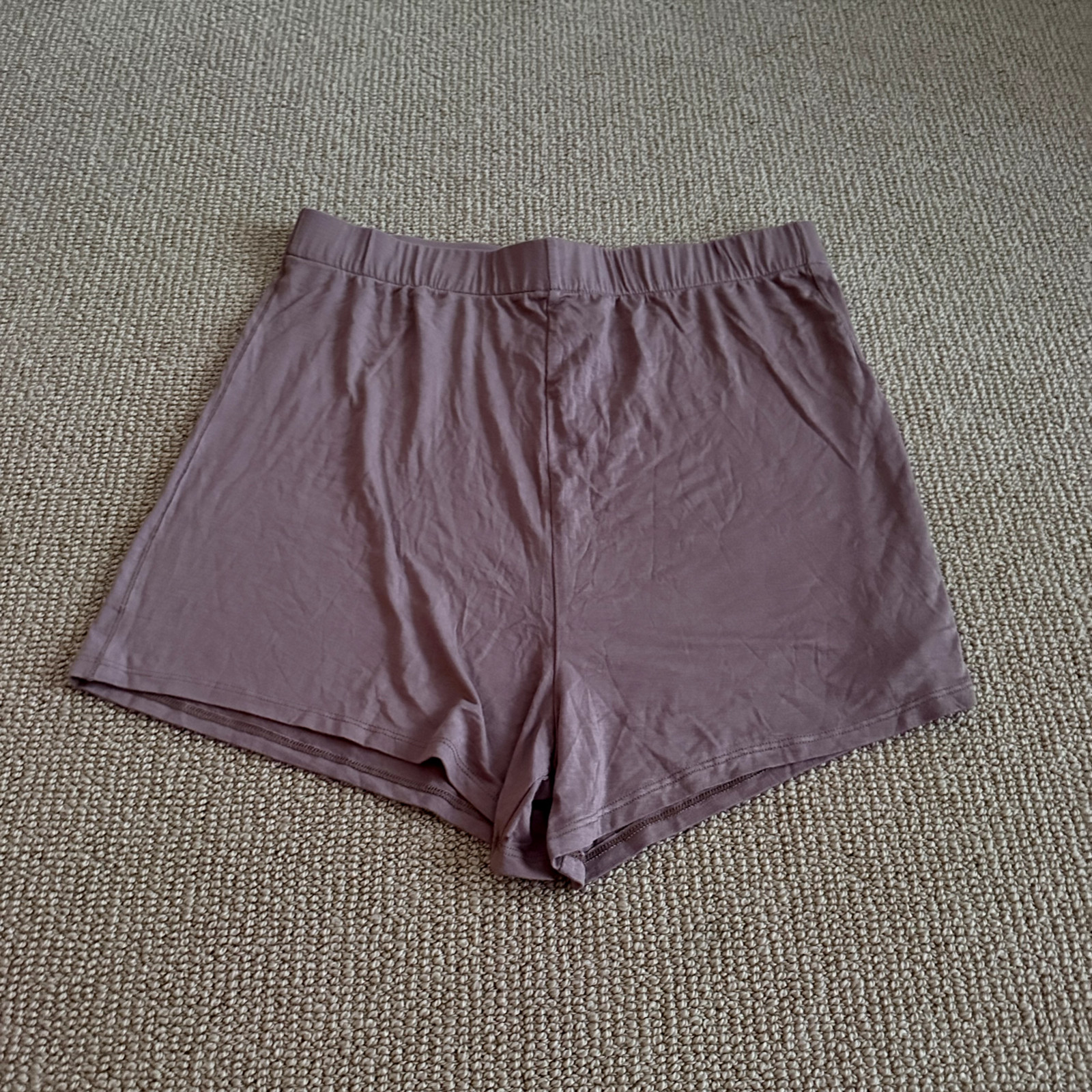 Skims Sienna Knit Pajama Shorts, Size Medium NWT