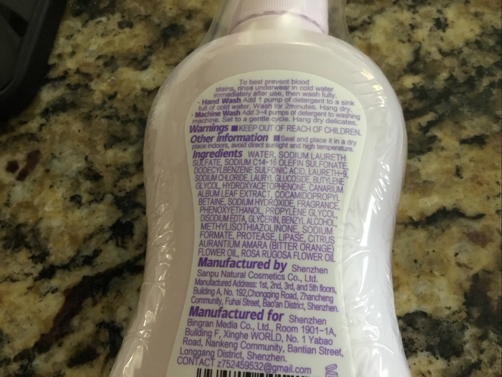 Herbal Compound Multi-Purpose Enzyme Cleaner – 7.44 Fl Oz New For Underwear’s