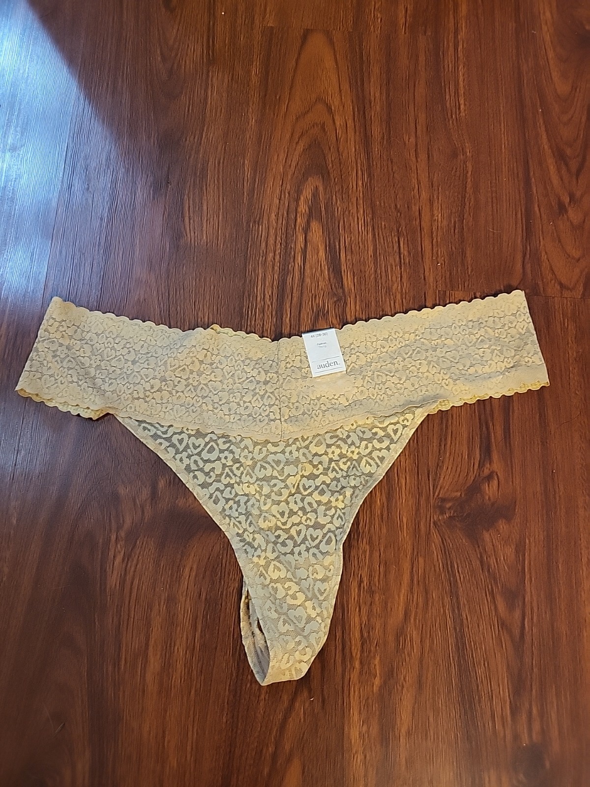 Women’s Plus Size All Over Lace Thong Auden 4X (28-30) B80