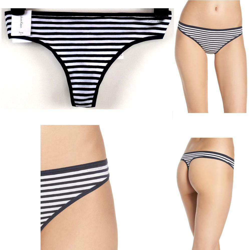 Calvin Klein Womens Form Cotton Thong QD3643 Choose Size & Color New Panty