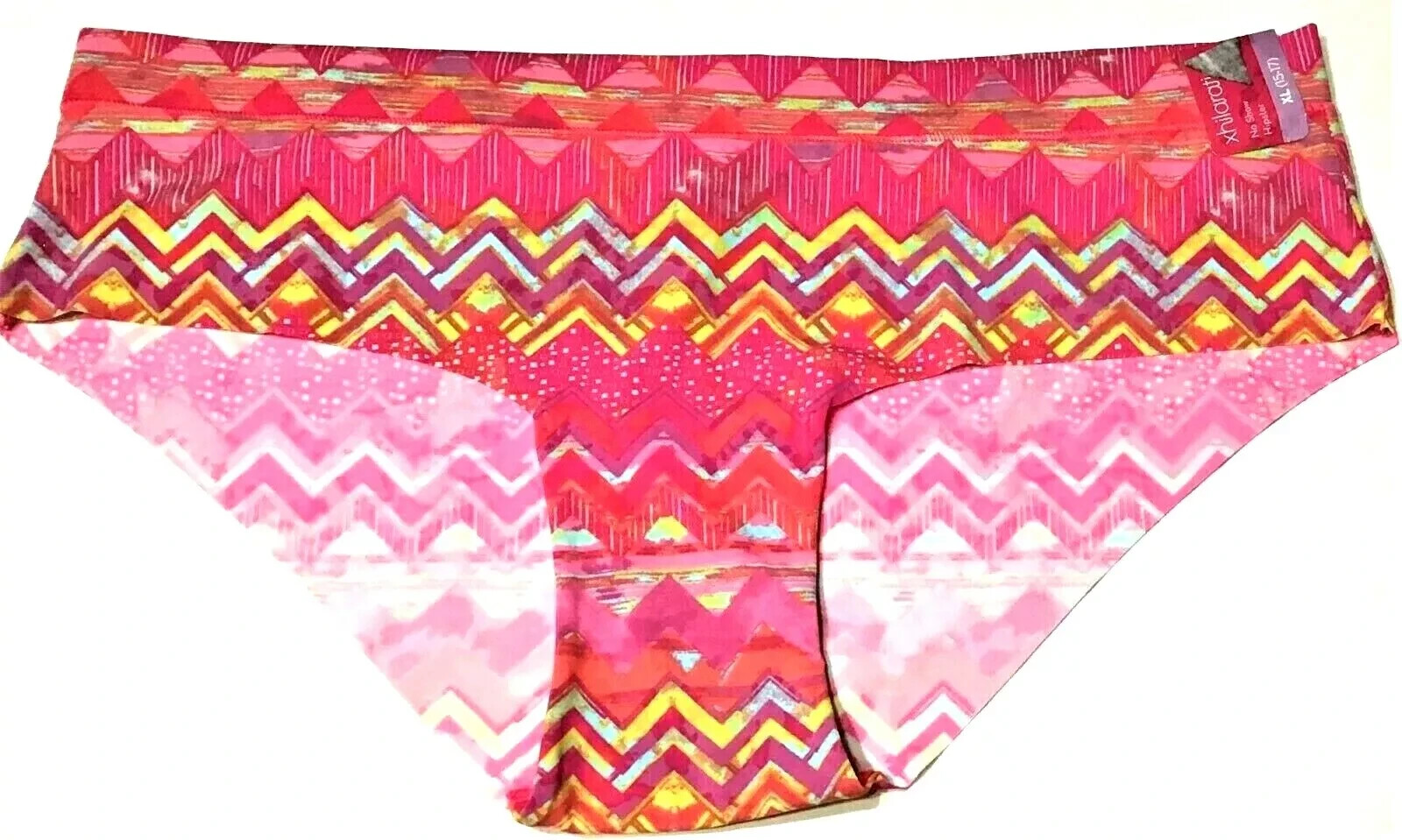 XL – NWT Xhilaration  hipster panty Aztec pinks (XL146)