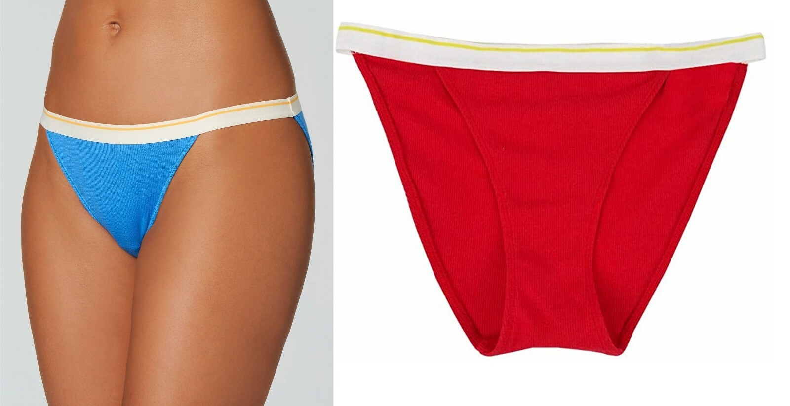 Jenni Women’s Ribbed String Bikini Underwear S, M, L, XL, 2XL, 3XL