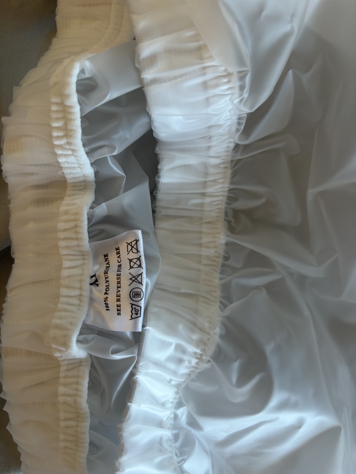 Frosted plastic pants with thick and comfortable waistband size XL