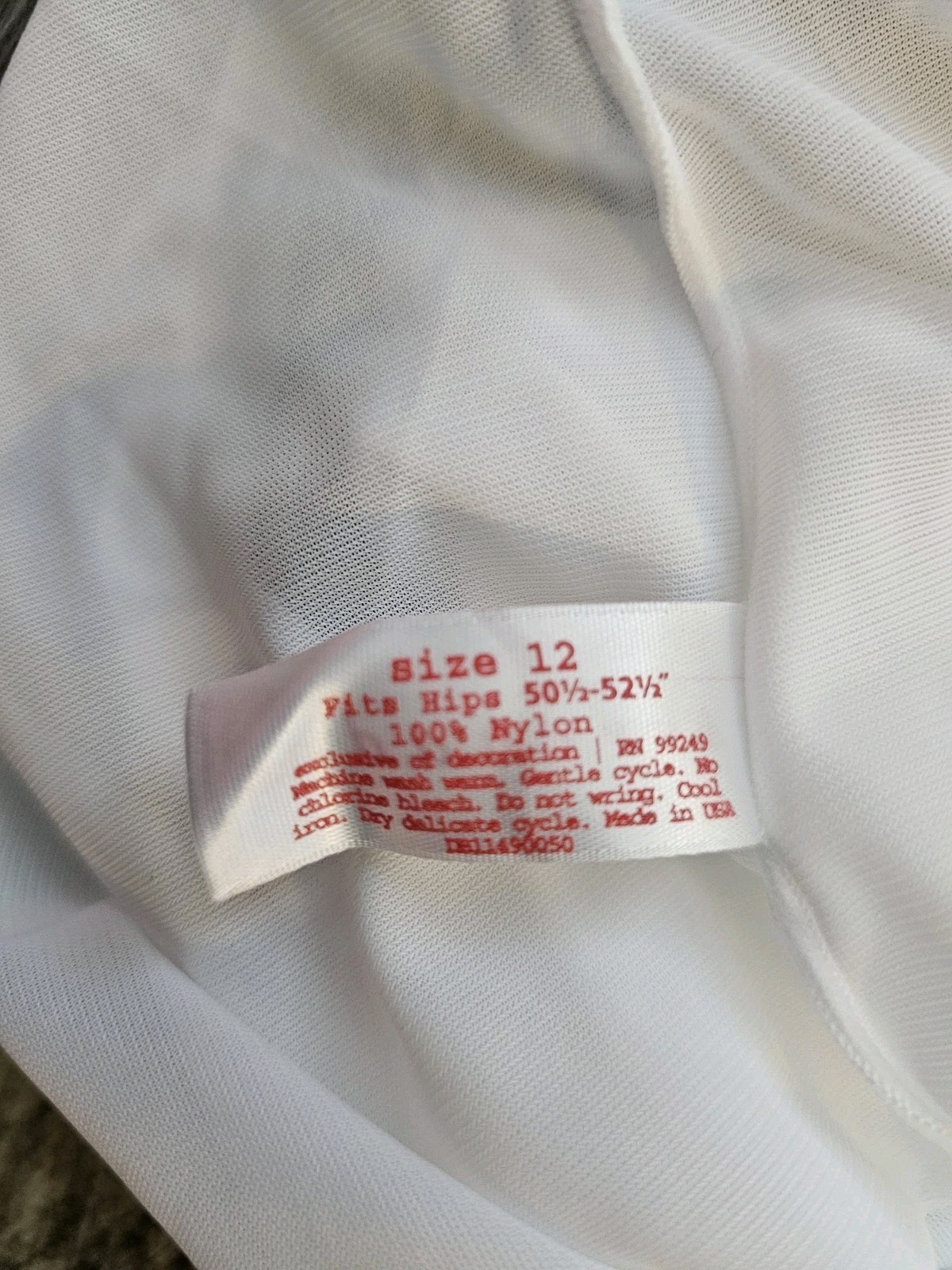 Vintage Serenada Underwear 100% Nylon Granny Panties Panty White Size 12