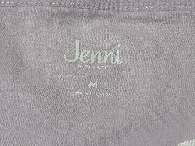Jenni Bikini Underwear M Cotton Blend Panty Lavender 1 Pair Womens 10110131