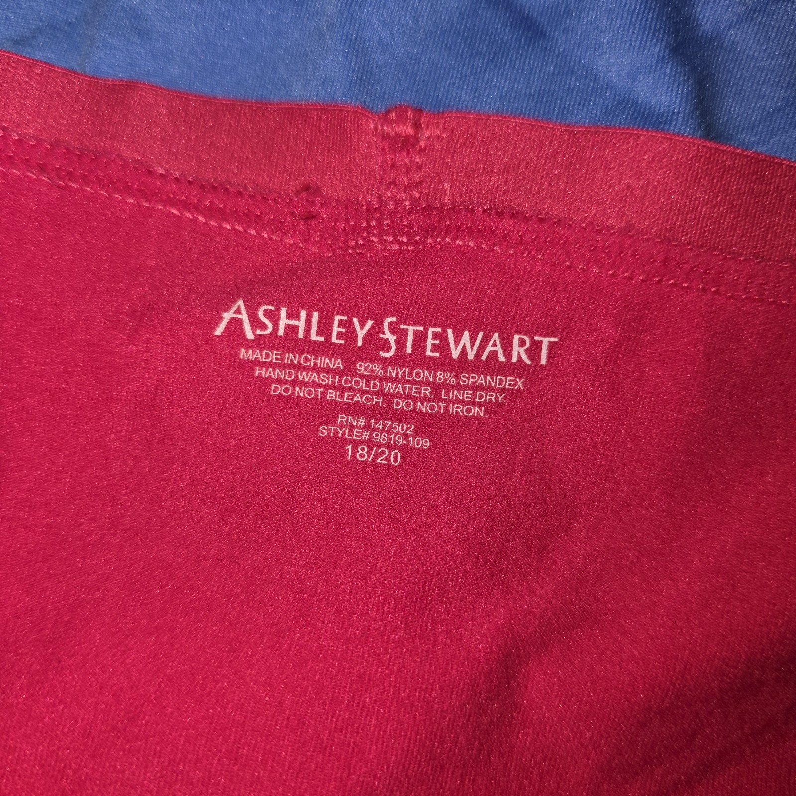 Lot Of 2 Ashley Stewart Plus Size Strappy Briefs Tagless Panties Size 18/20 (2X)