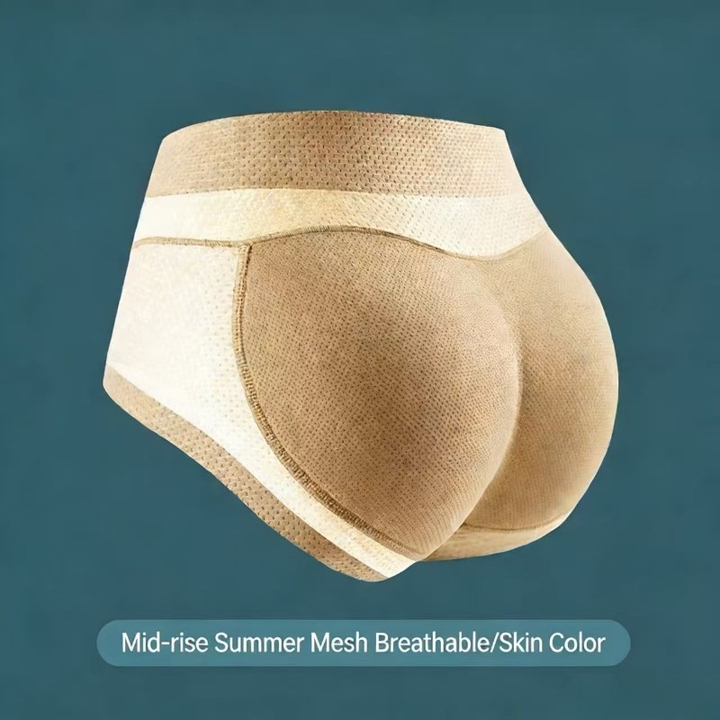 Booty Shaper Padded Underwear Panty Womens Fake Ass Butt Lifter & Hip Enhancer