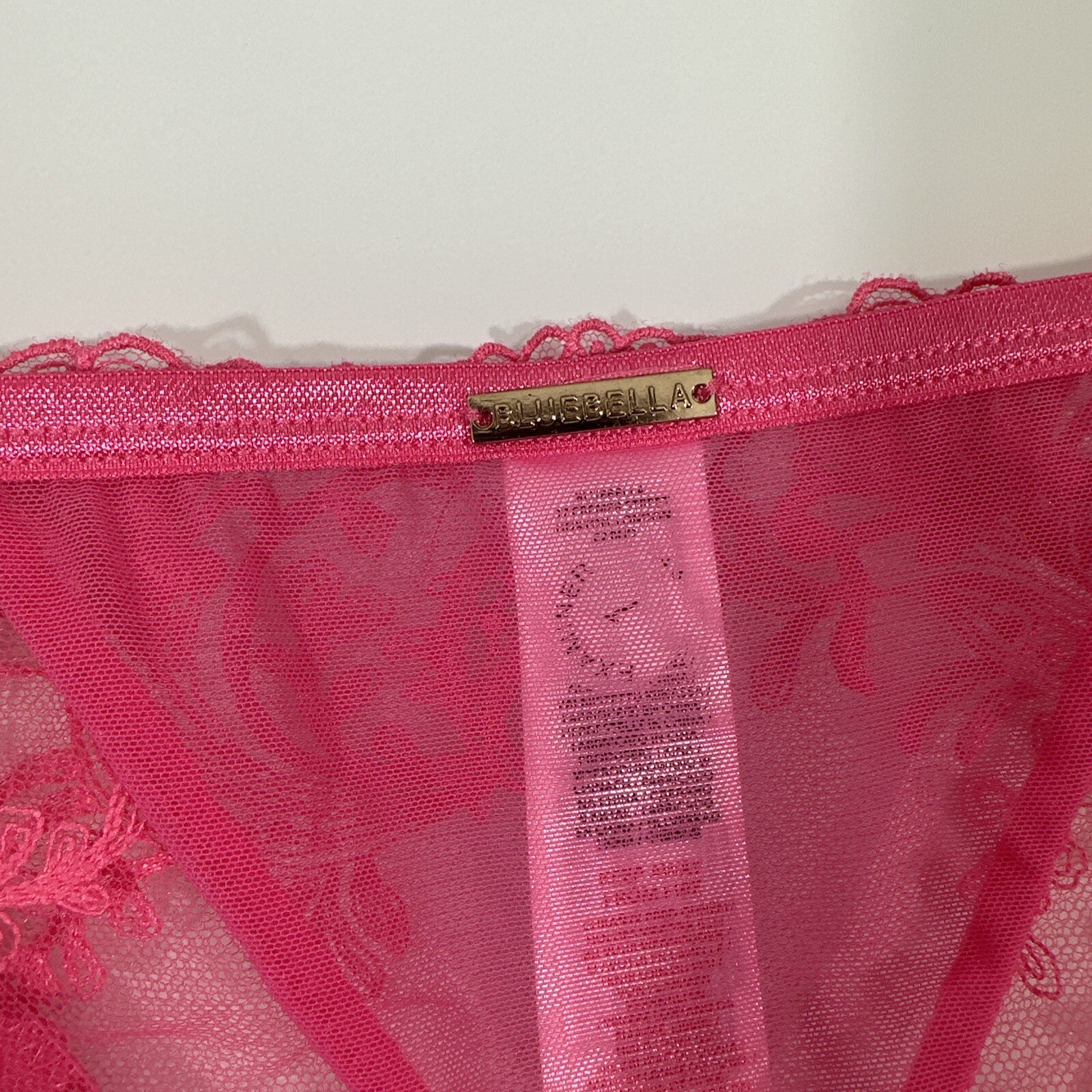 NWT $30 Bluebella [ Large 10 US ] Marseille Panty in Fandango Pink #U947