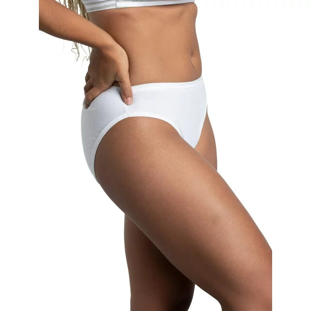 Fruit of the Loom Women Panties 100% Cotton Underwear Regular & Plus Size Color